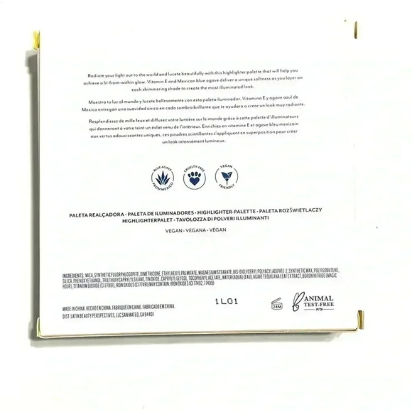 Tresluce Beauty Lucete Shimmer Four Shade Highlighter Palette NEW - Picture 3 of 6